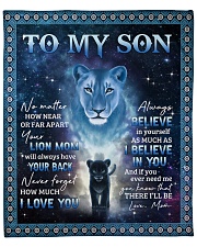 Lion-I Believe In You - Mom-To-Son Fleece Blanket - 50" x 60" front