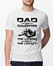 Dad And Daughter The Legend The Legacy Classic T-Shirt lifestyle-mens-crewneck-front-13