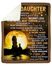 Today Is A Good Day Have Great Day Mom To Daughter Sherpa Fleece Blanket tile