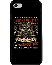 I Am Grumpy Old Man I'm Too Old To Fight Phone Case thumbnail