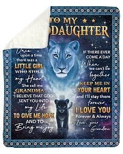 Lion- Once Upon Time Girl - Grandma-Granddaughter Sherpa Fleece Blanket tile