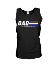 Dad A Real American Hero Unisex Tank thumbnail