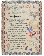 Inside This Blanket Dad To Daughter 60x80 - Woven Blanket tile
