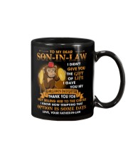 To My Dear Son-In-Law From Father-in-law Mug front