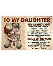 I Closed My Eyes For But A Moment Dad To Daughter Horizontal Poster tile
