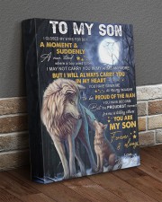 I Closed My Eyes For But A Moment Wolf Mom To Son 11x14 Gallery Wrapped Canvas Prints aos-canvas-pgw-11x14-lifestyle-front-10