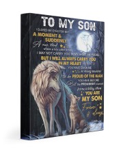 I Closed My Eyes For But A Moment Wolf Mom To Son 11x14 Gallery Wrapped Canvas Prints front