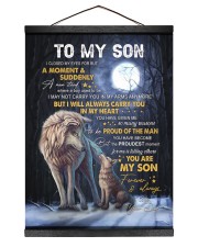 I Closed My Eyes For But A Moment Wolf Mom To Son Hanging Canvas tile