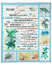 Never Forget That I Love U-Turtle Mom-To-Son Fleece Blanket - 50" x 60" front