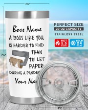 Personalized Name Boss Like U Harder To Find 20oz Tumbler aos-20oz-tumbler-lifestyle-front-47