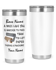 Personalized Name Boss Like U Harder To Find 20oz Tumbler front