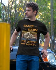 Dad And Son The Legend The Legacy Classic T-Shirt apparel-classic-tshirt-lifestyle-front-44