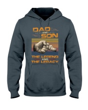 Dad And Son The Legend The Legacy Hooded Sweatshirt tile
