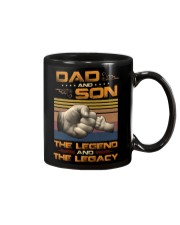 Dad And Son The Legend The Legacy Mug tile