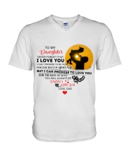 Never Forget That I Love You Dad To Daughter V-Neck T-Shirt tile