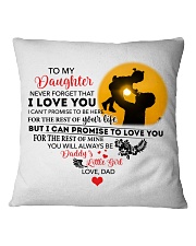 Never Forget That I Love You Dad To Daughter Square Pillowcase tile