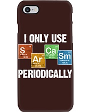 I Only Use Sarcasm Periodically Phone Case tile