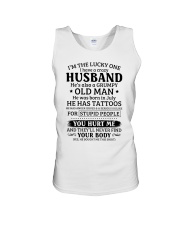 Lucky One I've A Crazy Husband Also Grumpy Old Man Unisex Tank thumbnail