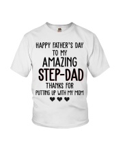 Happy Father's Day to my Amazing Stepdad Youth T-Shirt thumbnail