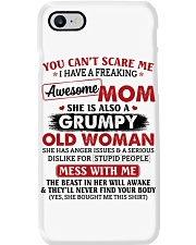 U Can't Scare Me I Have A Awesome Mom To Daughter Phone Case tile