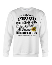 I Am A Proud MIL Of A Freaking Awesome DIL Crewneck Sweatshirt thumbnail