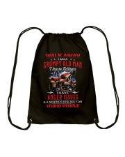 I Am A Grumpy Old Man Have Tattoos Drawstring Bag thumbnail