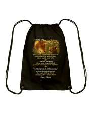 Daughter Lion I'll Always Carry You In My Heart Drawstring Bag tile