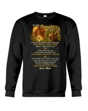 Daughter Lion I'll Always Carry You In My Heart Crewneck Sweatshirt tile