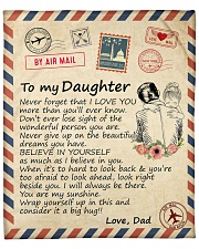 Big hug-Never forget that I love U Dad-To-Daughter Fleece Blanket - 50" x 60" front