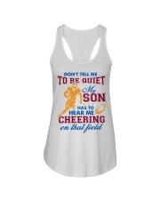 Don't Tell Me To Be Quiet Ladies Flowy Tank thumbnail