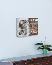I Know It's Not Easy For A Man Daughter To Dad 14x11 Gallery Wrapped Canvas Prints aos-canvas-pgw-14x11-lifestyle-front-01