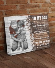 I Know It's Not Easy For A Man Daughter To Dad 14x11 Gallery Wrapped Canvas Prints aos-canvas-pgw-14x11-lifestyle-front-09