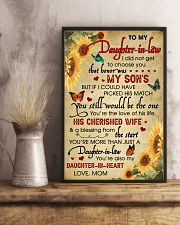 Daughter-In-Law Sunflower U Still Would Be The One 11x17 Poster lifestyle-poster-3