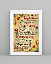 Daughter-In-Law Sunflower U Still Would Be The One 11x17 Poster lifestyle-poster-5