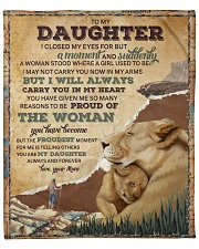 I Closed My Eyes For But A Moment-Mom To Daughter Fleece Blanket - 50" x 60" front