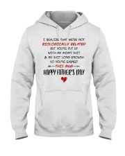 We're Not Biologically Related Happy Father's Day Hooded Sweatshirt thumbnail