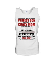 I'm Not A Perfect Son But My Crazy Mom Loves Me Unisex Tank thumbnail