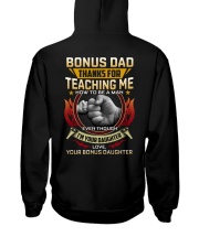 Bonus Dad Thanks For Teaching Me How To Be A Man Hooded Sweatshirt tile