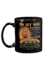 Son This Old Lion Will Always Have Your Back Mug back