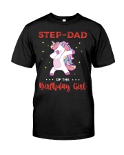 Step-Dad Of The Birthday Girl Premium Fit Mens Tee thumbnail