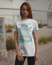 Being A Yaya Makes Me Blessed Classic T-Shirt apparel-classic-tshirt-lifestyle-18