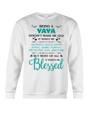 Being A Yaya Makes Me Blessed Crewneck Sweatshirt thumbnail