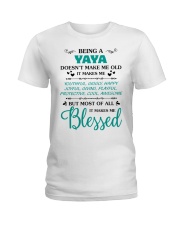 Being A Yaya Makes Me Blessed Ladies T-Shirt thumbnail