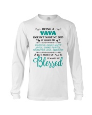 Being A Yaya Makes Me Blessed Long Sleeve Tee thumbnail