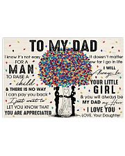 You'll Always Be My Dad My Hero I Love U - For Dad 17x11 Poster front