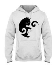Yin Yang Cat Hooded Sweatshirt thumbnail