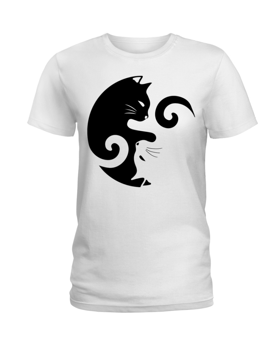 Yin Yang Cat Ladies T-Shirt