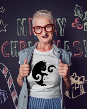 Yin Yang Cat Ladies T-Shirt lifestyle-holiday-crewneck-front-3