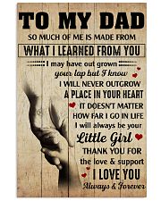 To my Dad thank you for the love and support 11x17 Poster front
