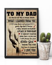 To my Dad thank you for the love and support 11x17 Poster lifestyle-poster-8